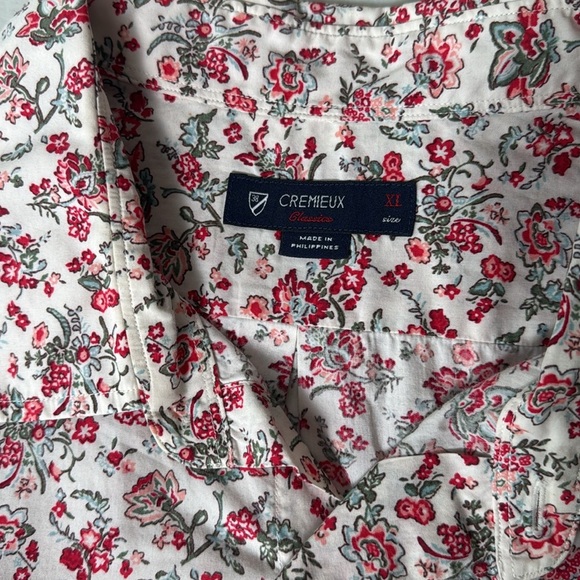 Cremieux Classics floral short sleeve button down - Picture 7 of 9